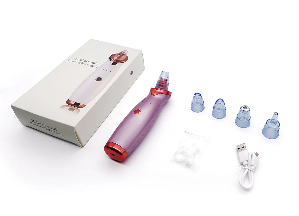 GLAMIXIR ClearSkin™ – Aspirateur Points Noirs Professionnel à Aspiration Douce