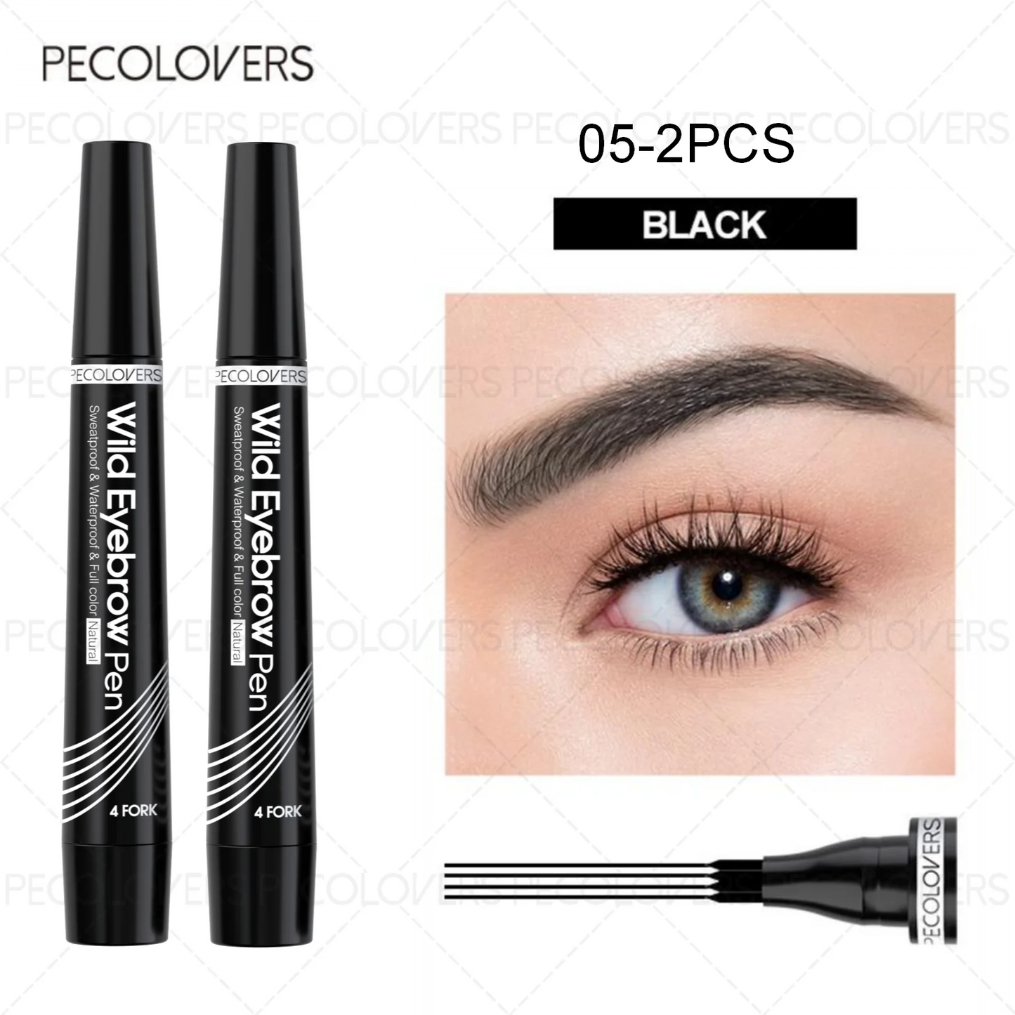 Crayon à Sourcils Waterproof Glamixir™ – Effet Naturel & Tenue 24h