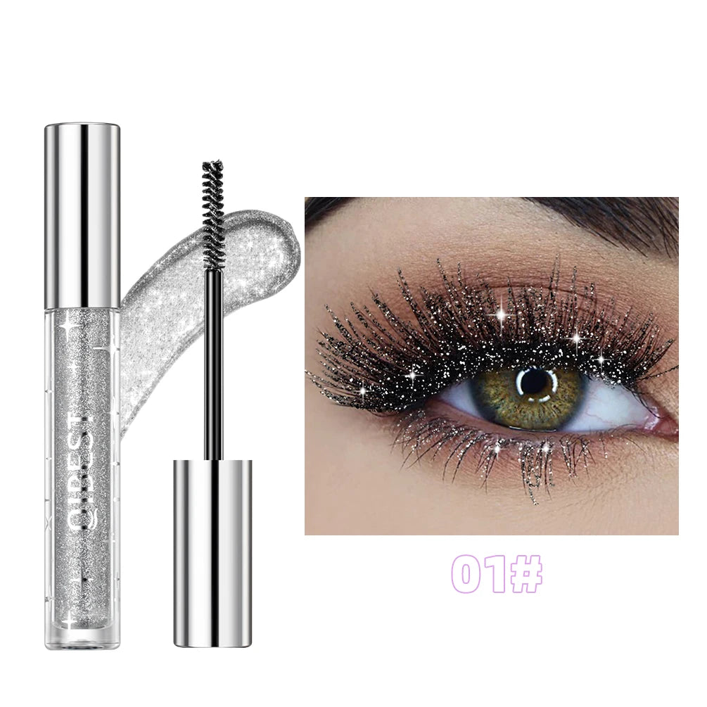 GLAMIXIR DiamondLash™ – Mascara Pailleté Multi-Couleurs Éclat 3D