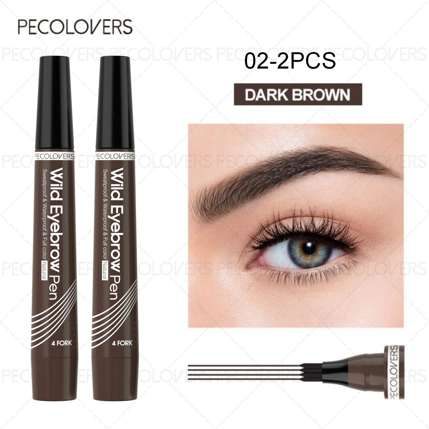 Crayon à Sourcils Waterproof Glamixir™ – Effet Naturel & Tenue 24h