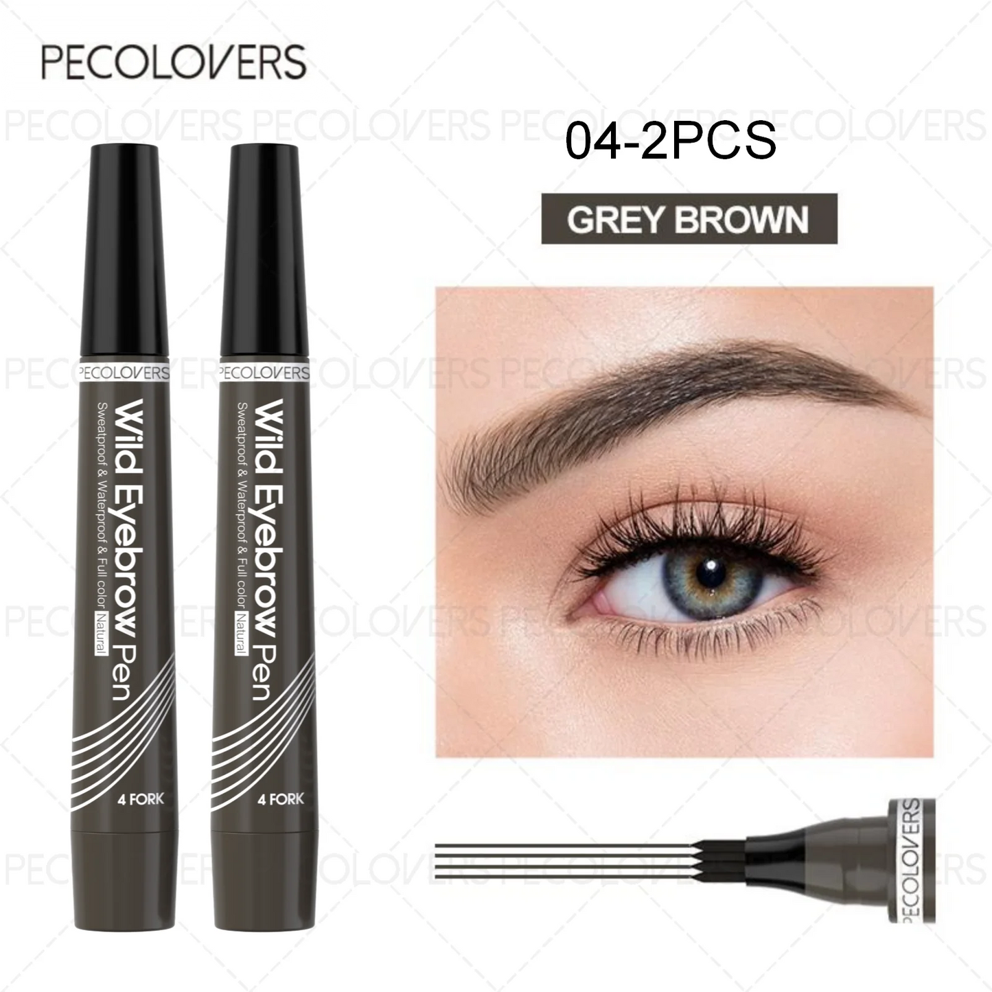 Crayon à Sourcils Waterproof Glamixir™ – Effet Naturel & Tenue 24h