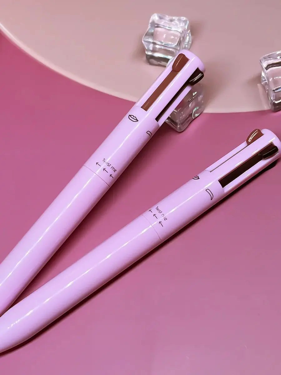 👉 Stylo Maquillage 4-en-1 Glamixir™ | Crayon Multifonction Lèvres, Yeux & Sourcils